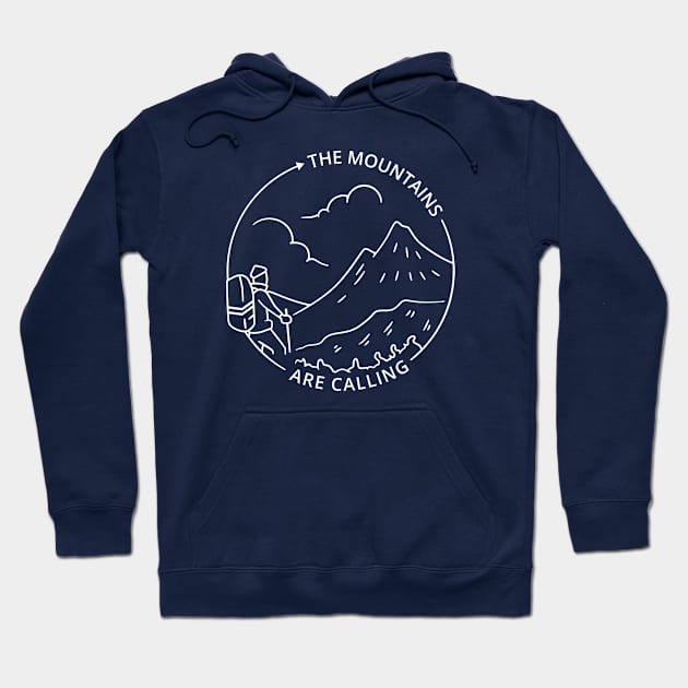 The mountains are calling Hoodie by teeszone_design